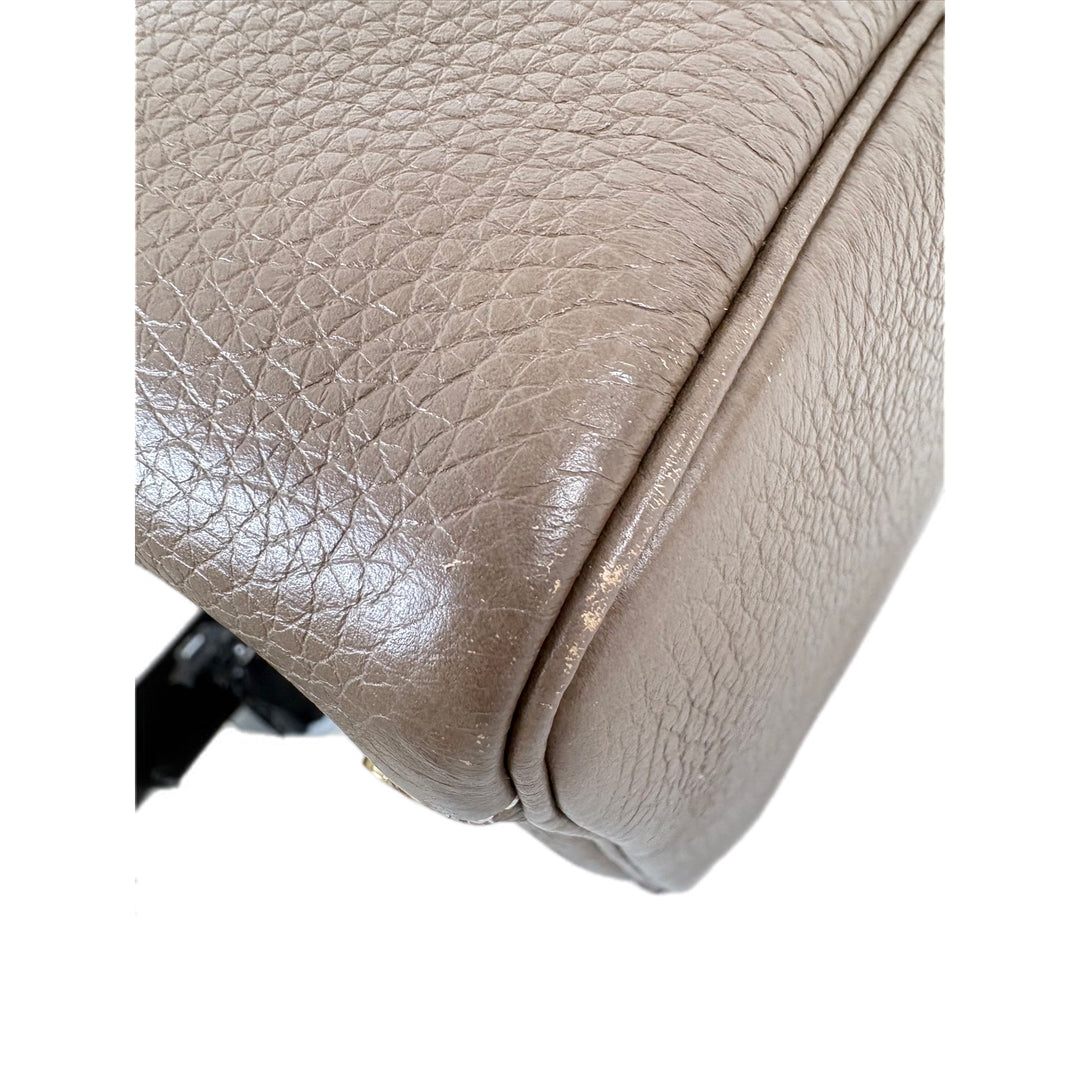 Hermes Lindy 30cm Etoupe Gold Togo Bag