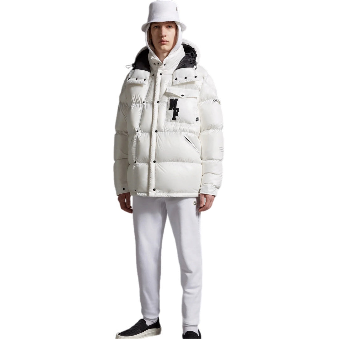 Moncler White Puff Down Coat #2
