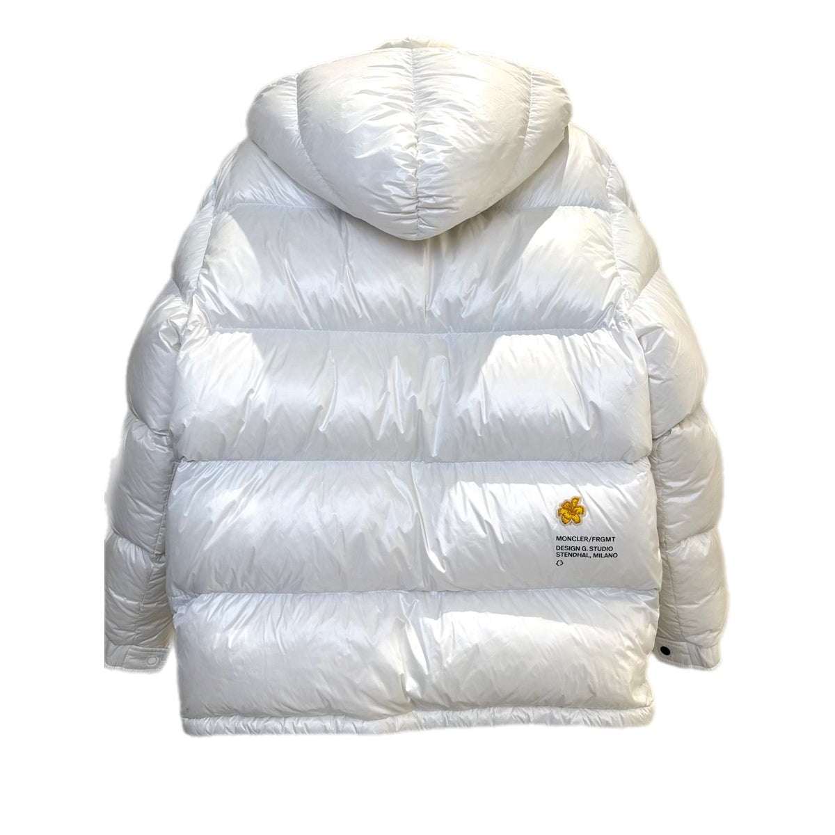 Moncler White Puff Down Coat #2