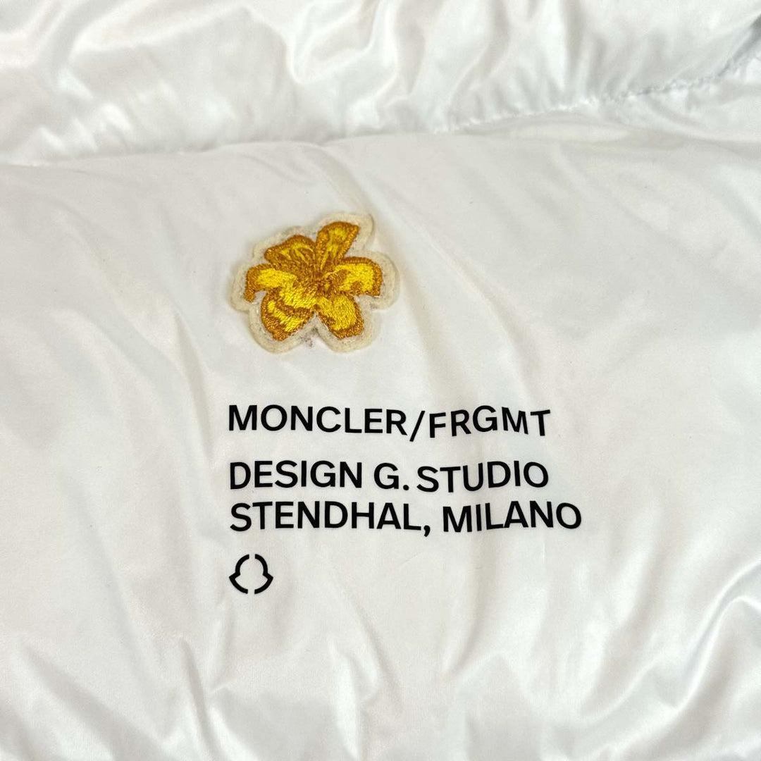 Moncler White Puff Down Coat #2
