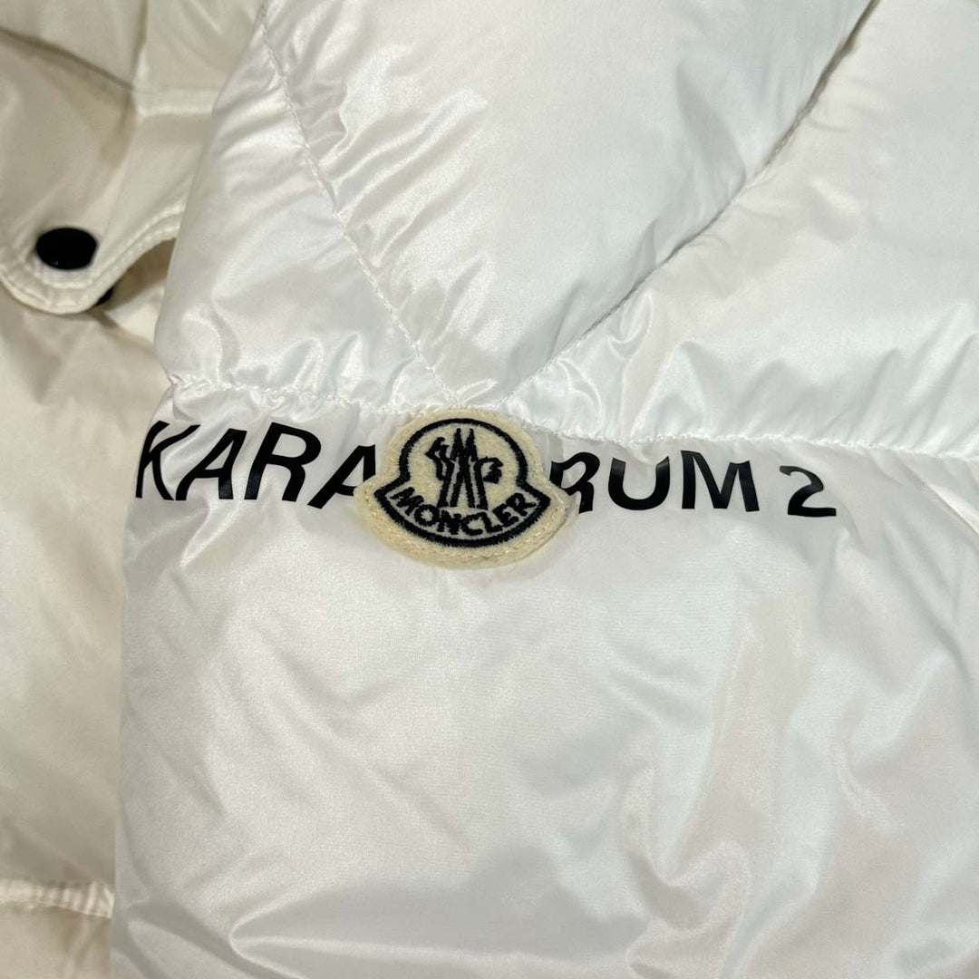 Moncler White Puff Down Coat #2