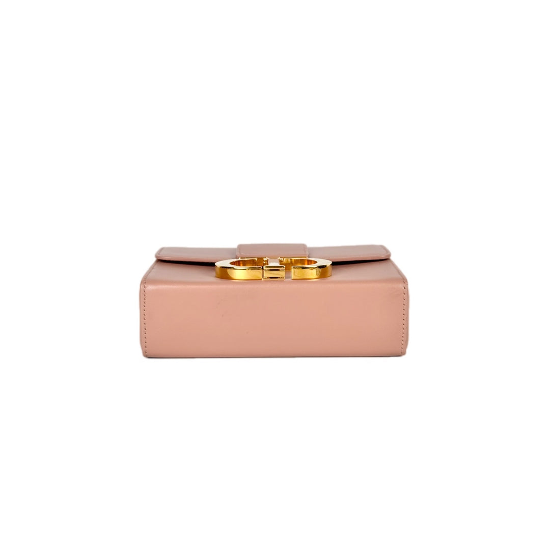 Dior 30 Montaigne Small 21cm Nude Pink Smooth Calfskin