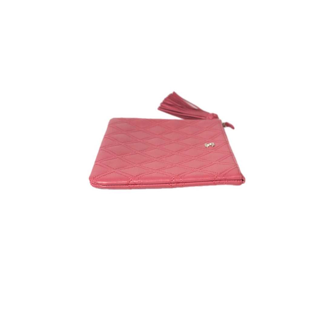 Chanel Pink Clutch Bag
