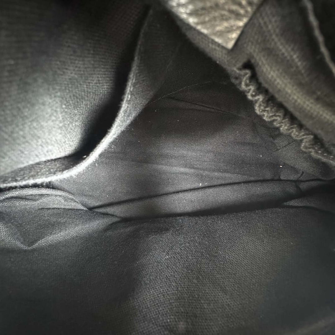 Givenchy Black Pandora Croc-Embossed Bag
