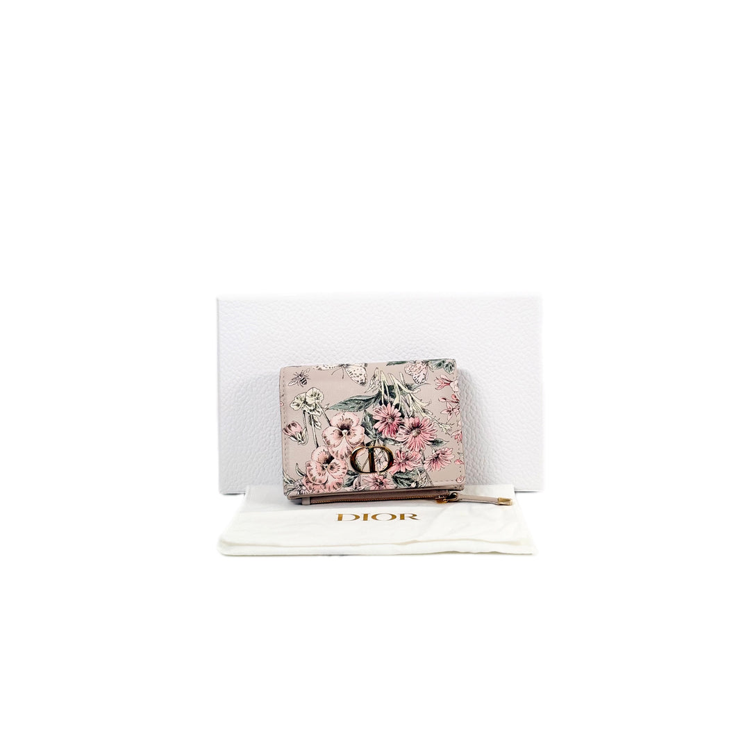 Dior Flowers Fold Short Wallet