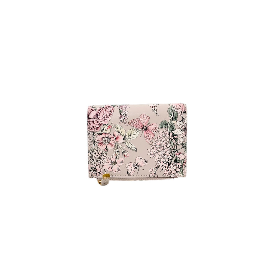 Dior Flowers Fold Short Wallet