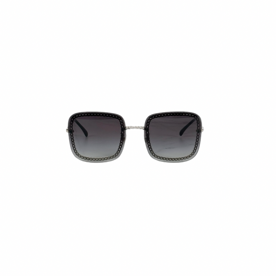 Chanel Metal Removable Chain Sunglasses