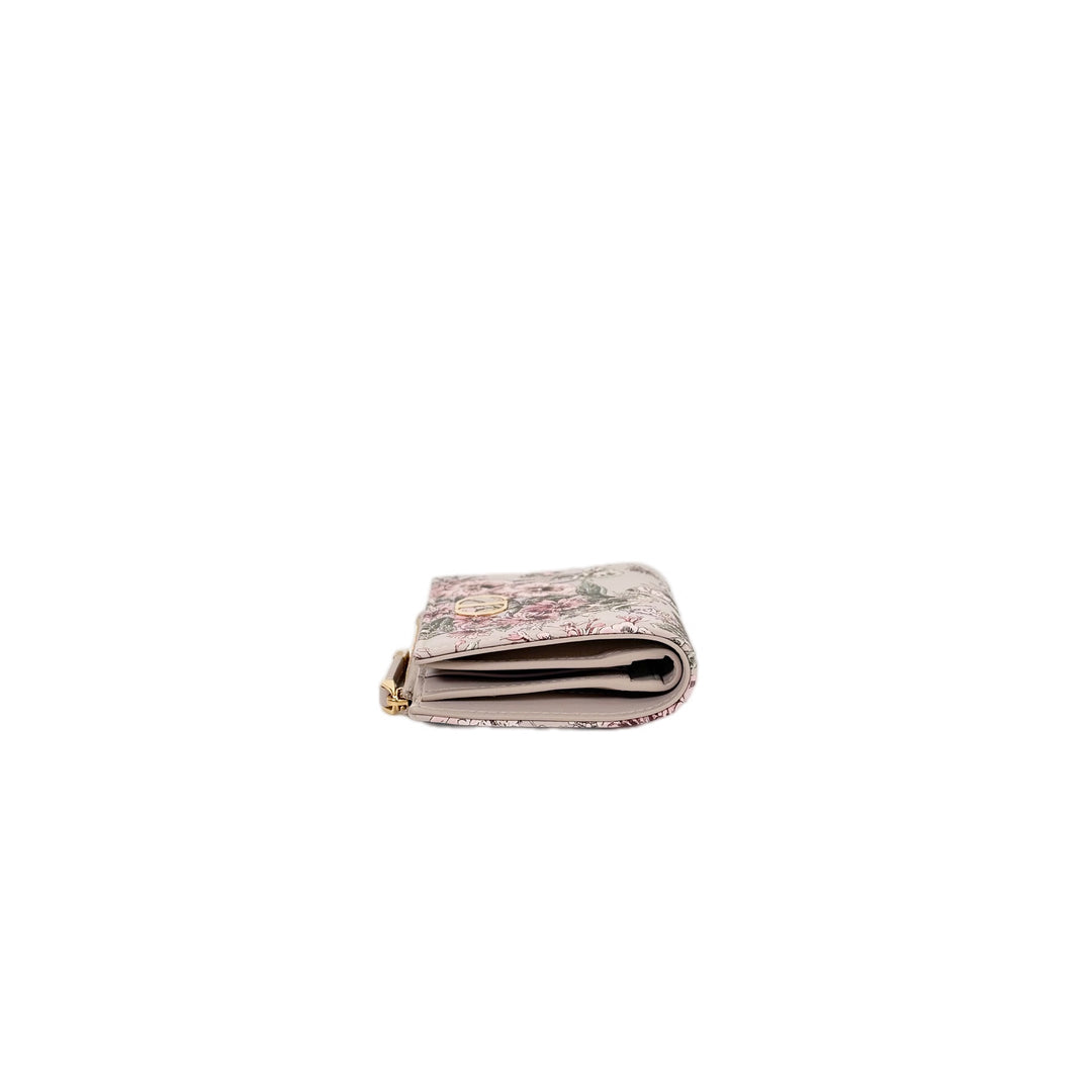 Dior Flowers Fold Short Wallet