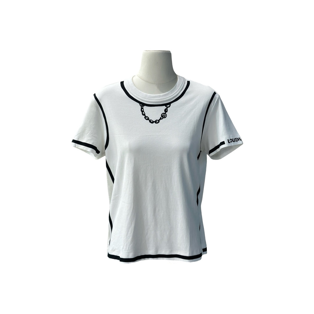 Louis Vuitton Outline Print T-Shirt T1