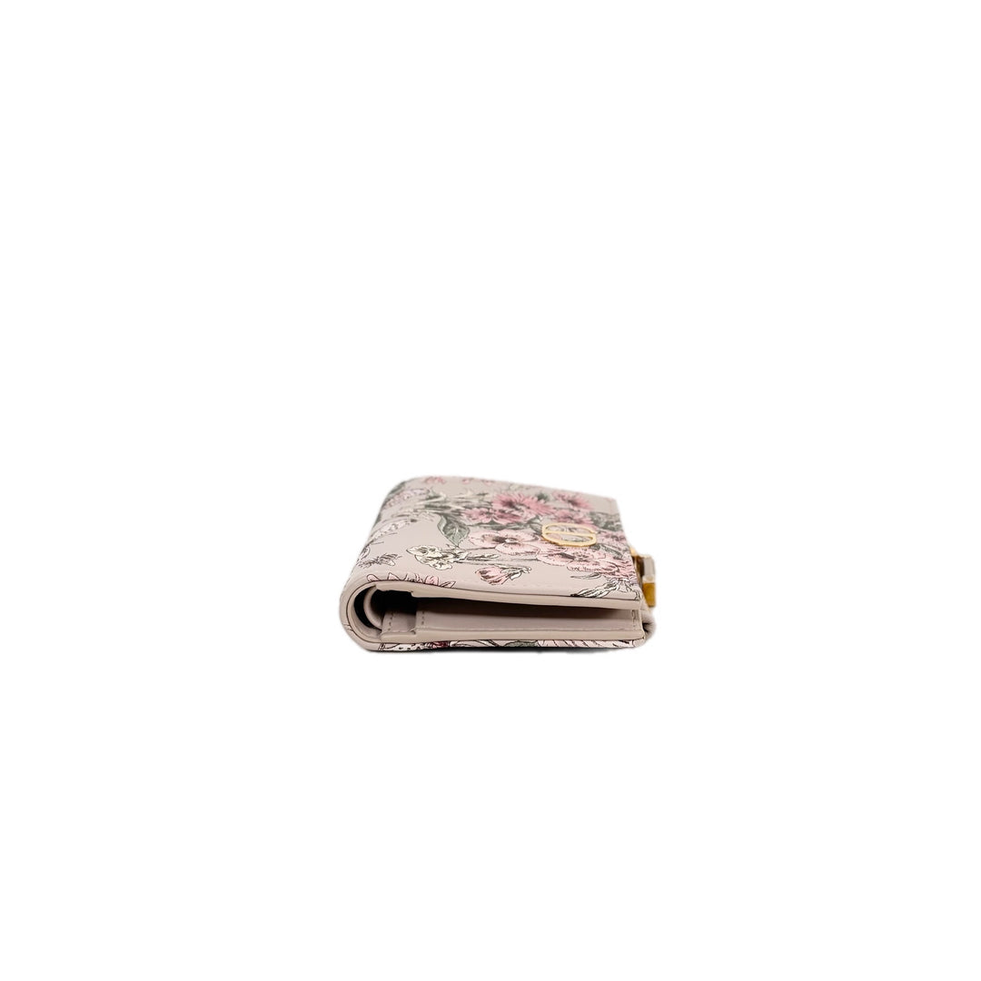 Dior Flowers Fold Short Wallet