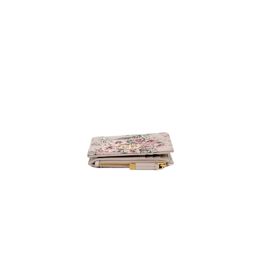 Dior Flowers Fold Short Wallet