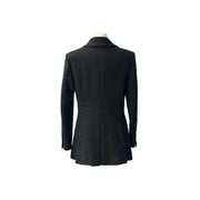 Chanel 19C Black Wool Blend Tweed Jacket #34