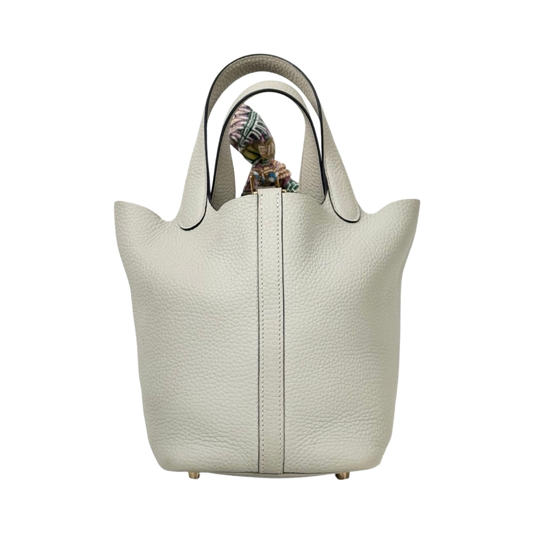 Hermes Picotin 18 Light Green Gold TC