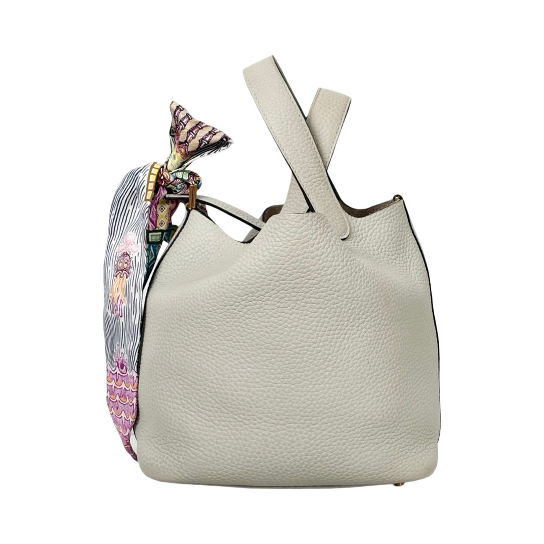 Hermes Picotin 18 Light Green Gold TC