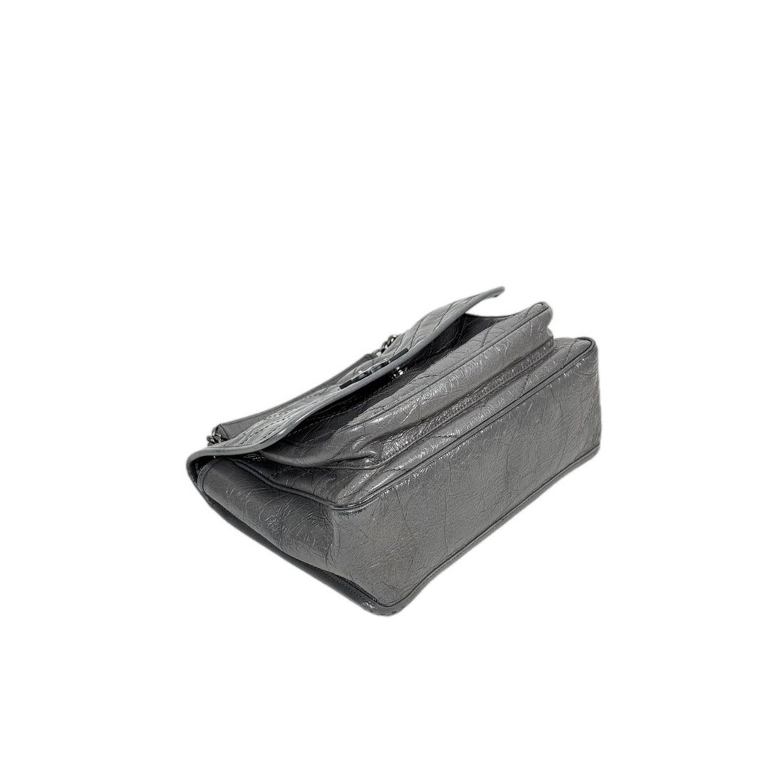 YSL Niki Medium Grey Bag