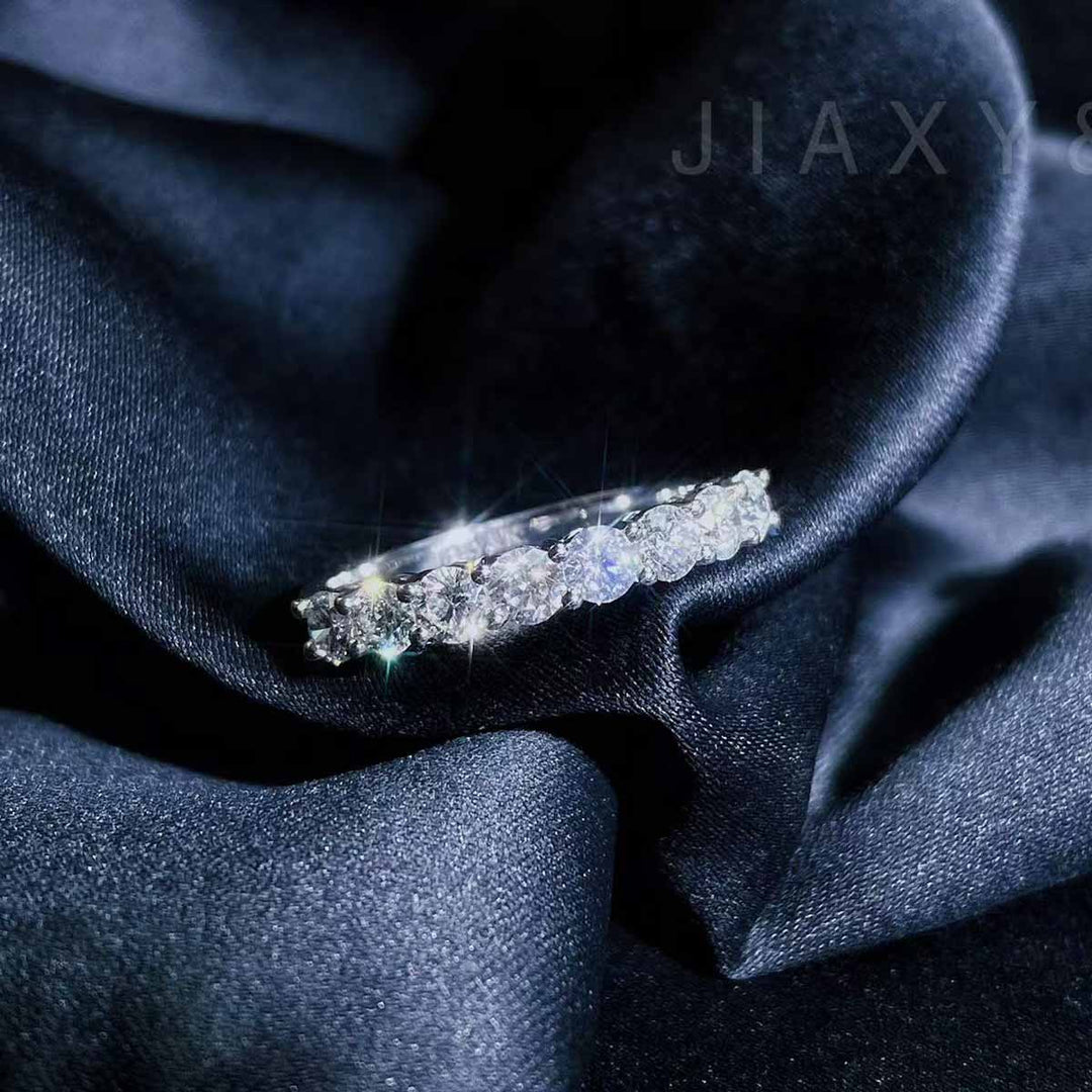 White Diamond Eternity Ring D1.00ct,18K F-G VS