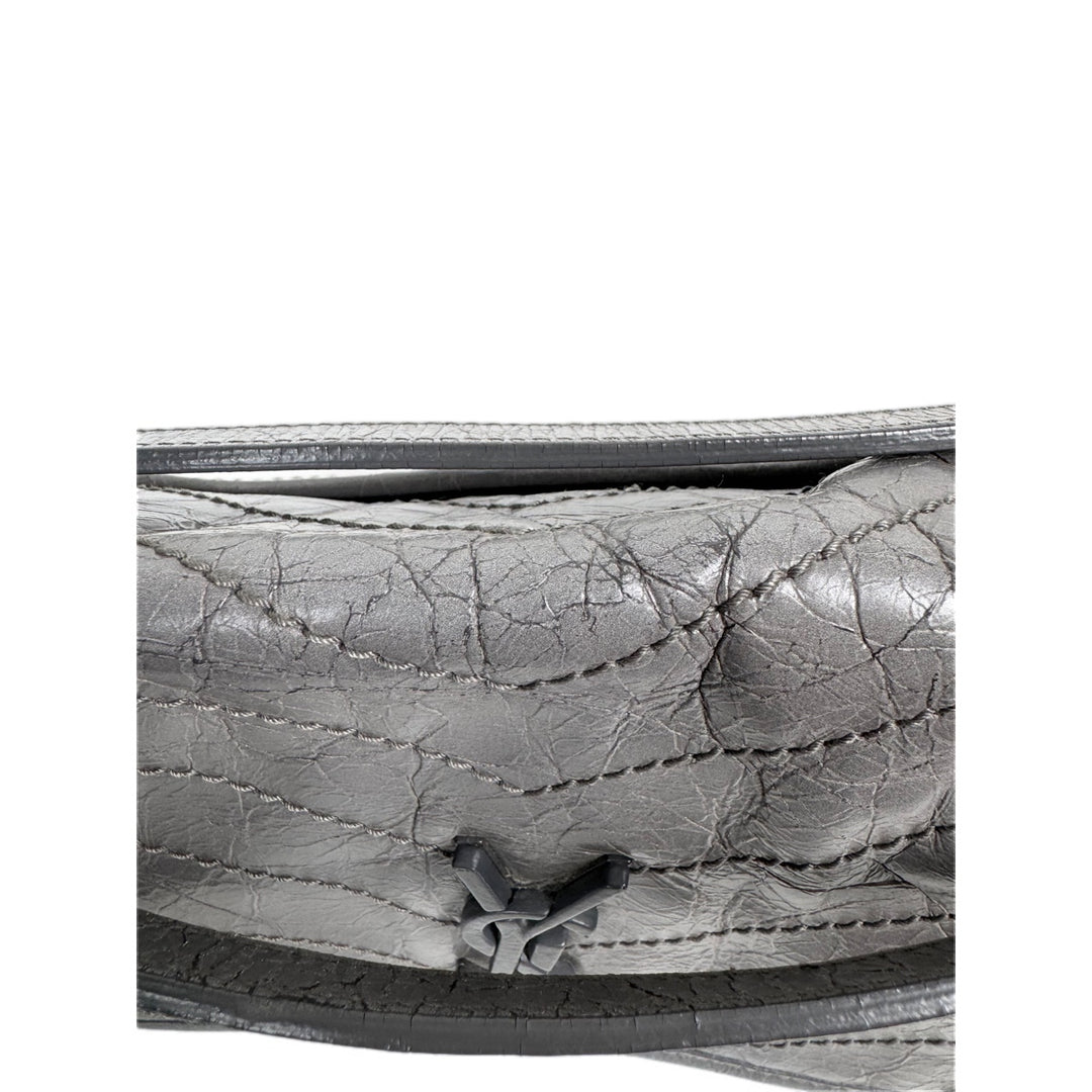 YSL Niki Medium Grey Bag