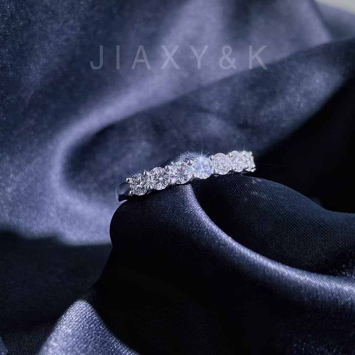 White Diamond Eternity Ring D1.00ct,18K F-G VS