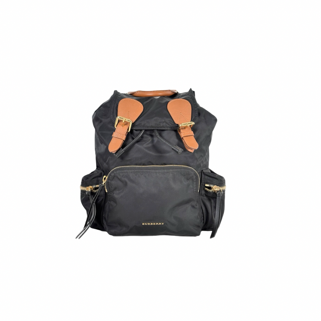 Burberry Nylon Backpack Black Bag