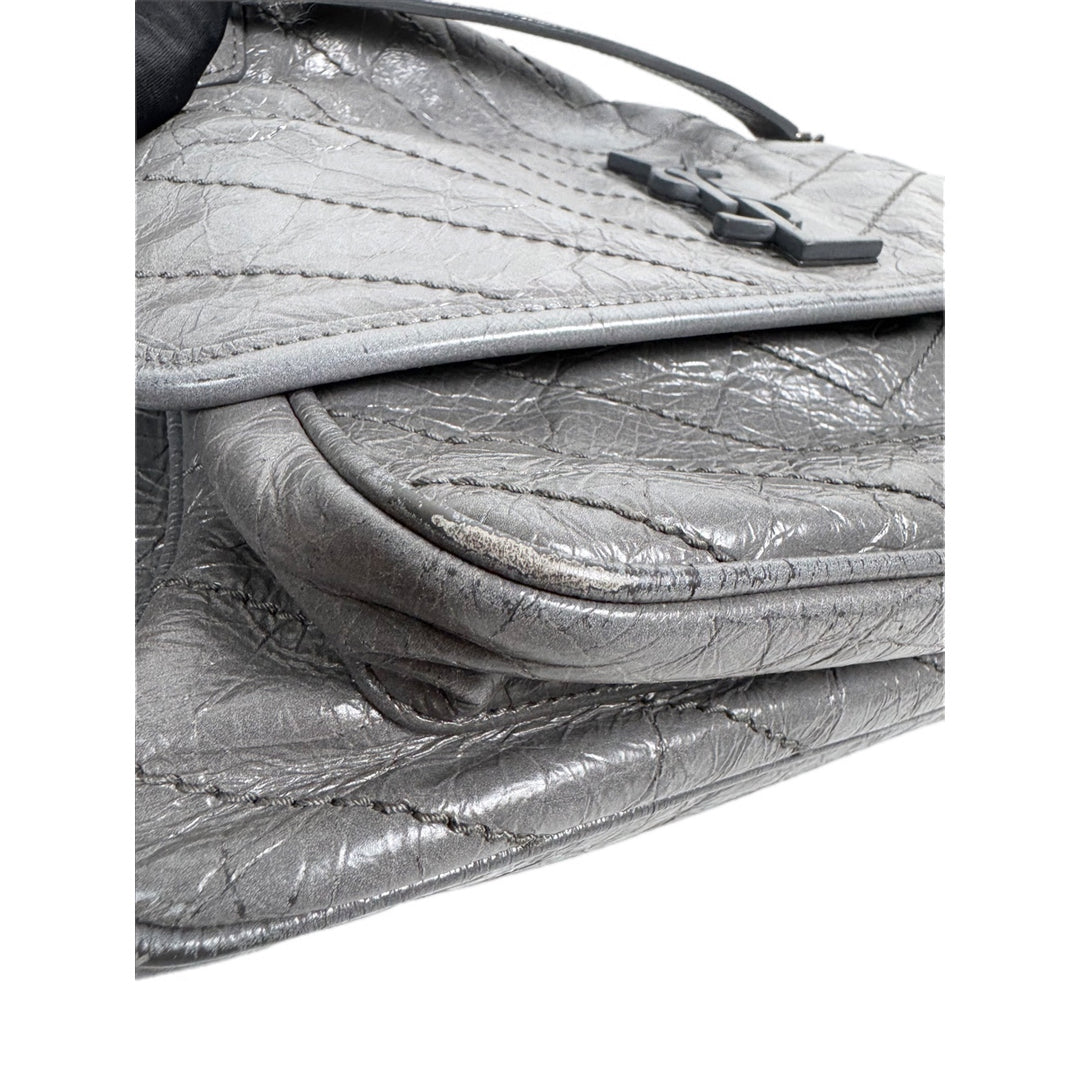 YSL Niki Medium Grey Bag