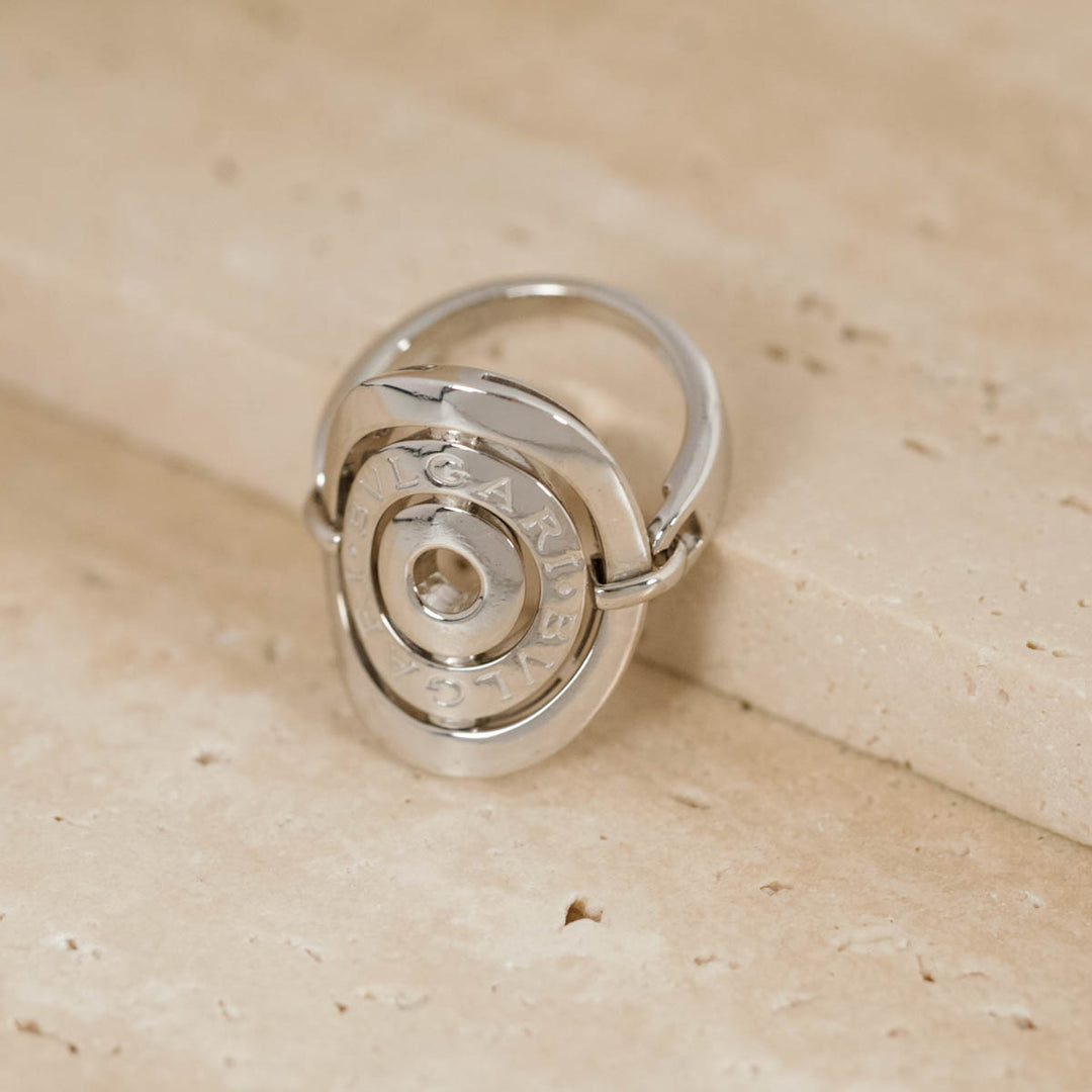 Bvlgari Astrale Cerchi 18K White Gold Ring #16