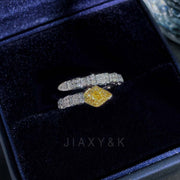 Yellow Diamond Serpenti Ring 0.4CT, 18K GRC - Jiaxyk