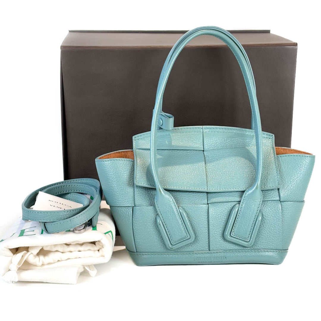 Bottega Veneta Arco Mini Green Bag
