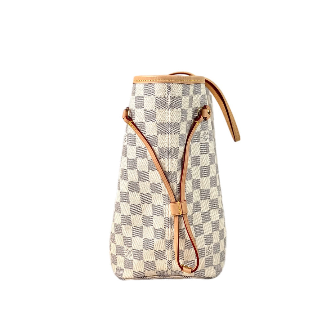 Louis Vuitton Neverfull MM Bag Damier Azur
