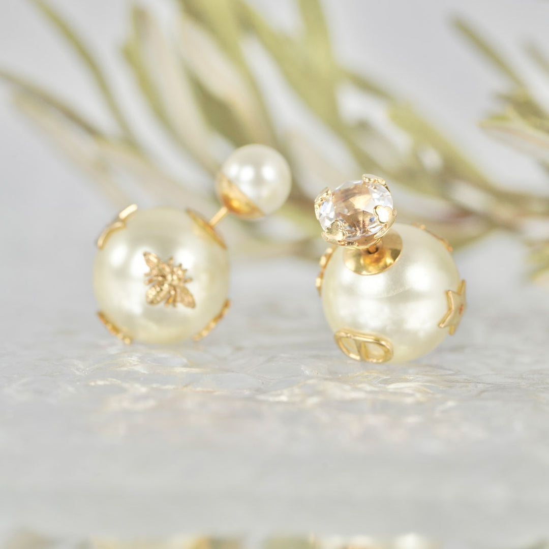 Dior Tribales Pearl with Resin Earring