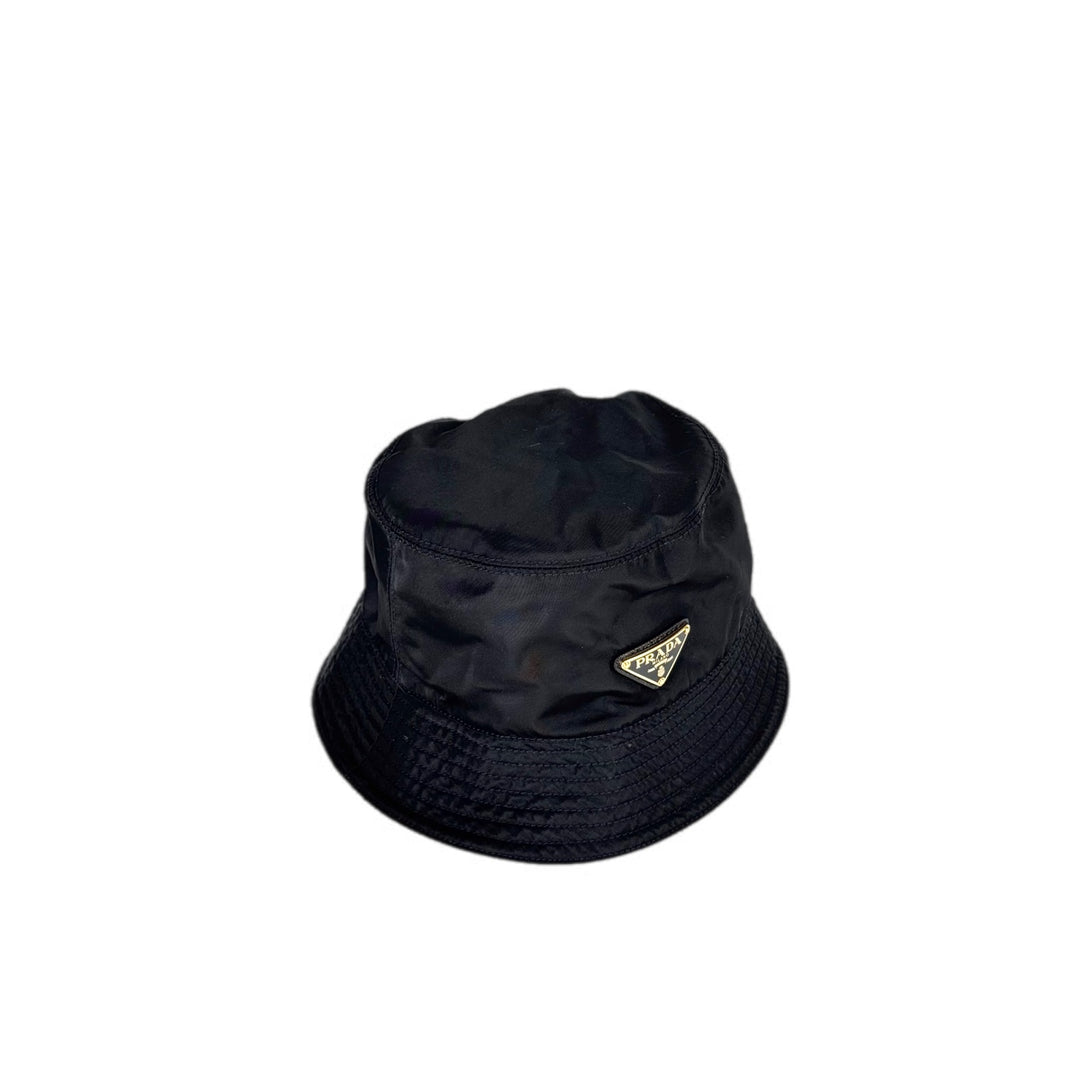 Prada Black Re-Nylon bucket Hat #M 58cm