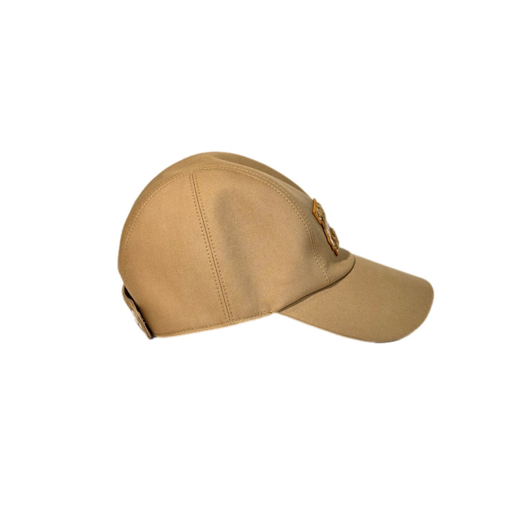 Hermes Brown Cotton Hat #58