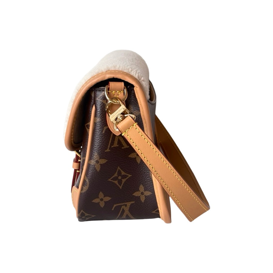 Louis Vuitton Monogram Canvas&Shearling Cozygram Diane Bags