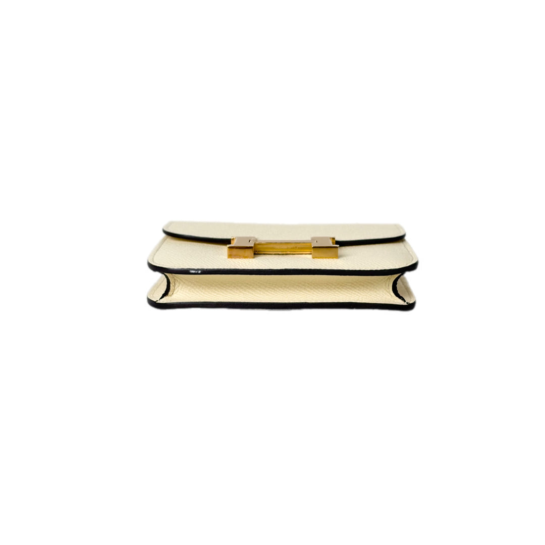 Hermes Constance Slim Nata/Gold