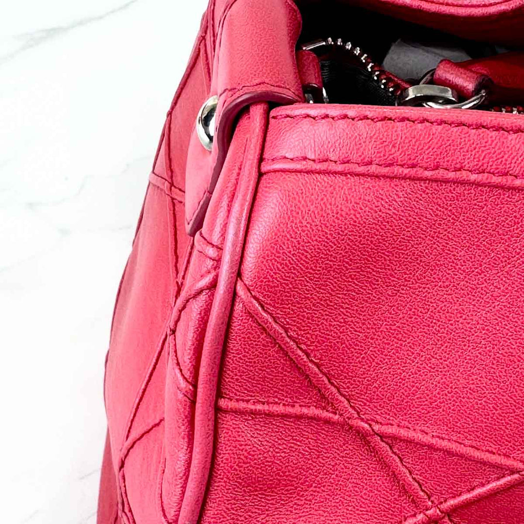Dior Granville Cannage Bag Red