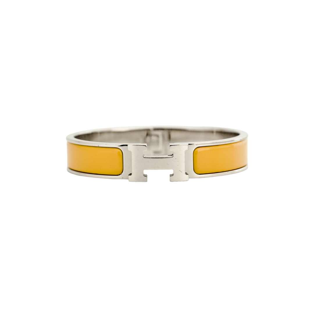 Hermes H Clic Yellow Bracelet