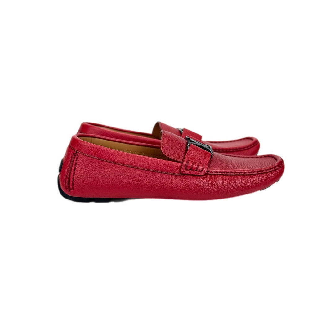 Louis Vuitton Mens Loafer Red