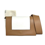 Celine White & Brown Frame Bag - Jiaxyk