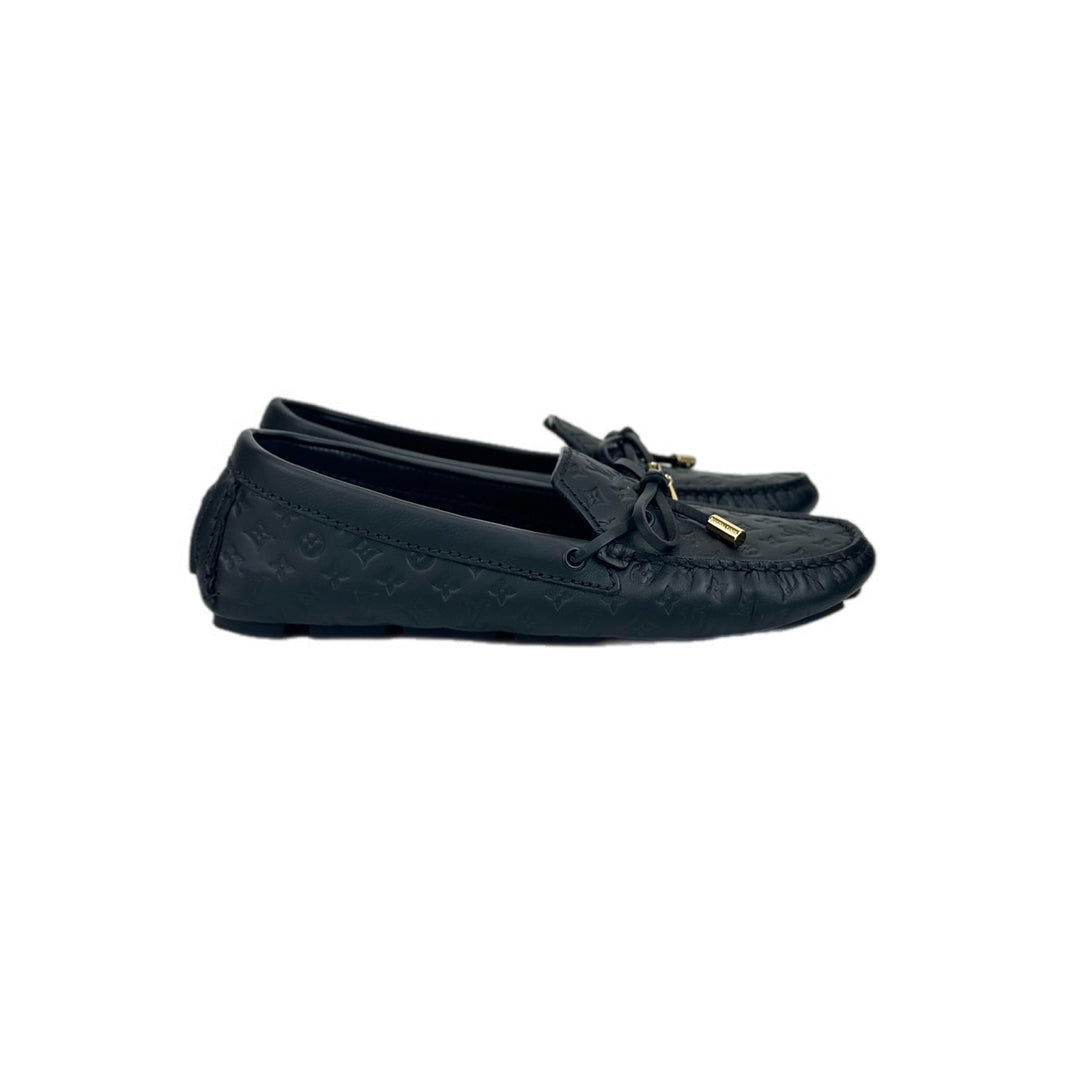 Louis Vuitton Black Ladies Loafer 36.5
