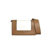 Celine White & Brown Frame Bag - Jiaxyk