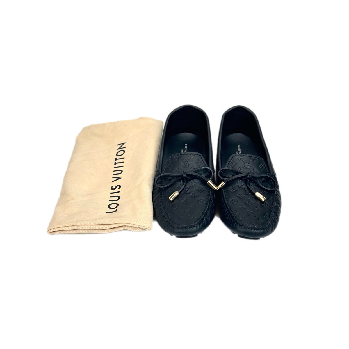 Louis Vuitton Black Ladies Loafer 36.5