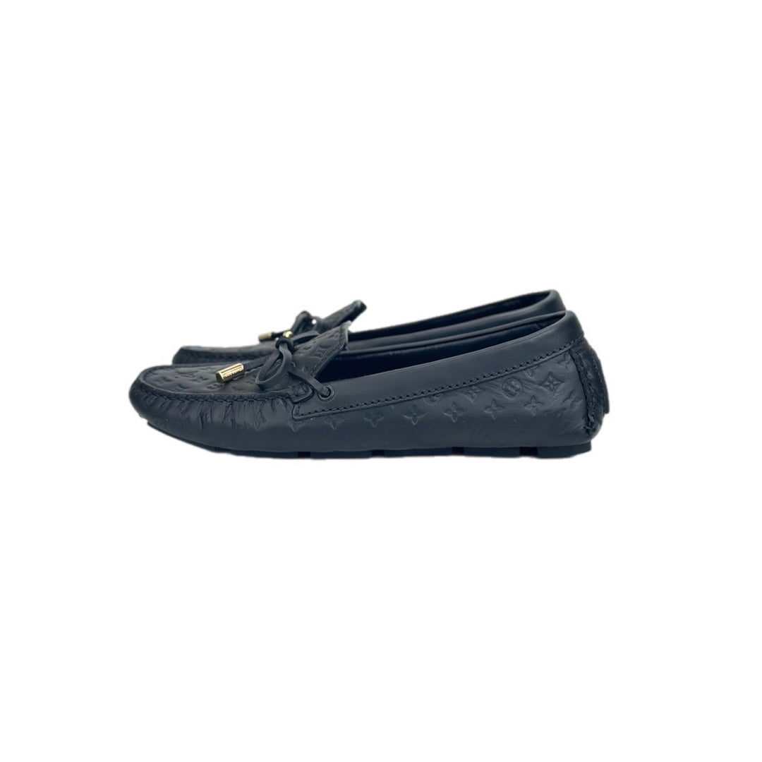 Louis Vuitton Black Ladies Loafer 36.5