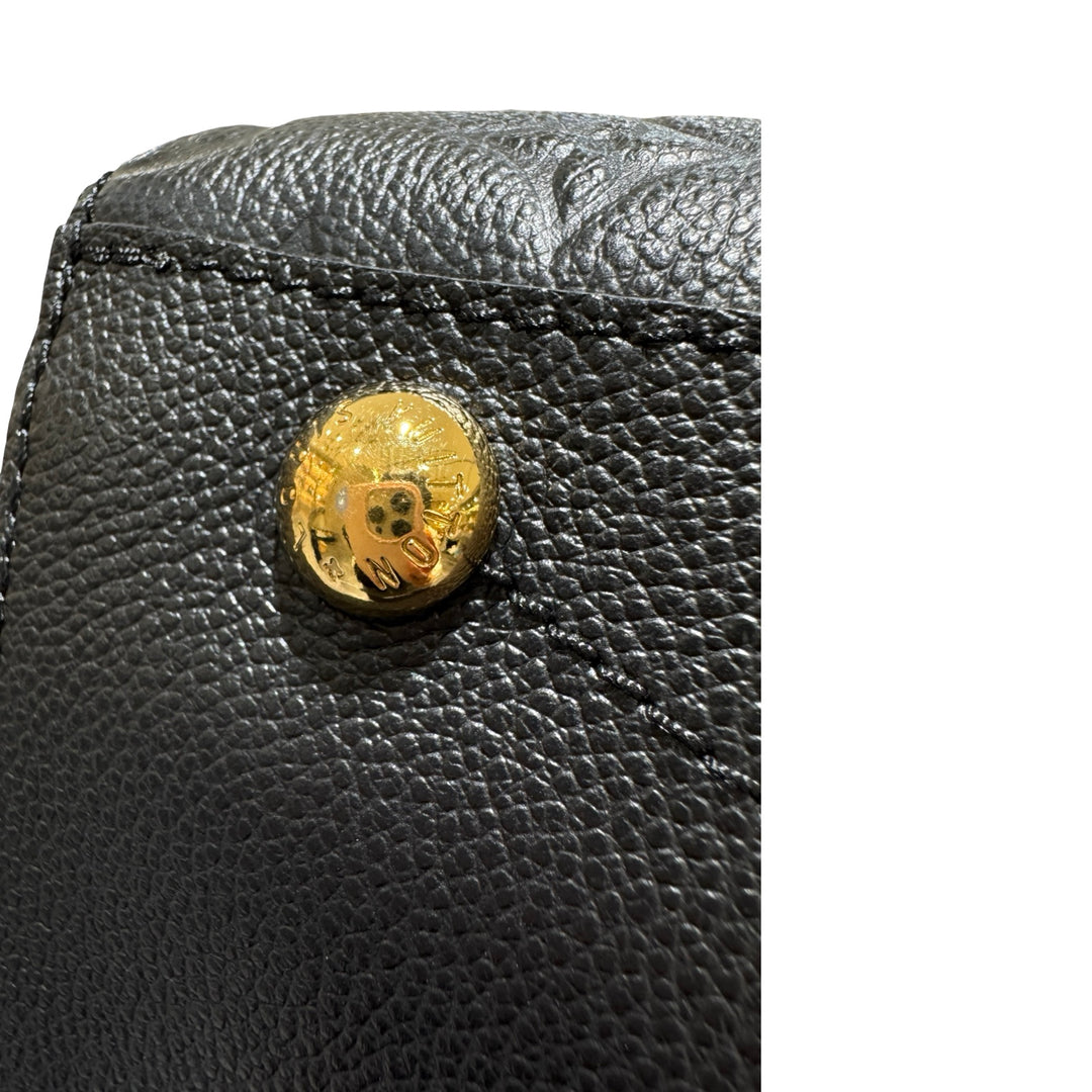 Louis Vuitton Montaigne Black Calfskin PM Bags