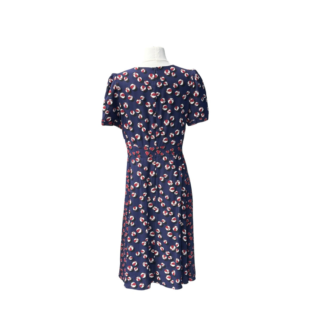 Gucci Beach Ball/Heart Printed Silk Dress #40