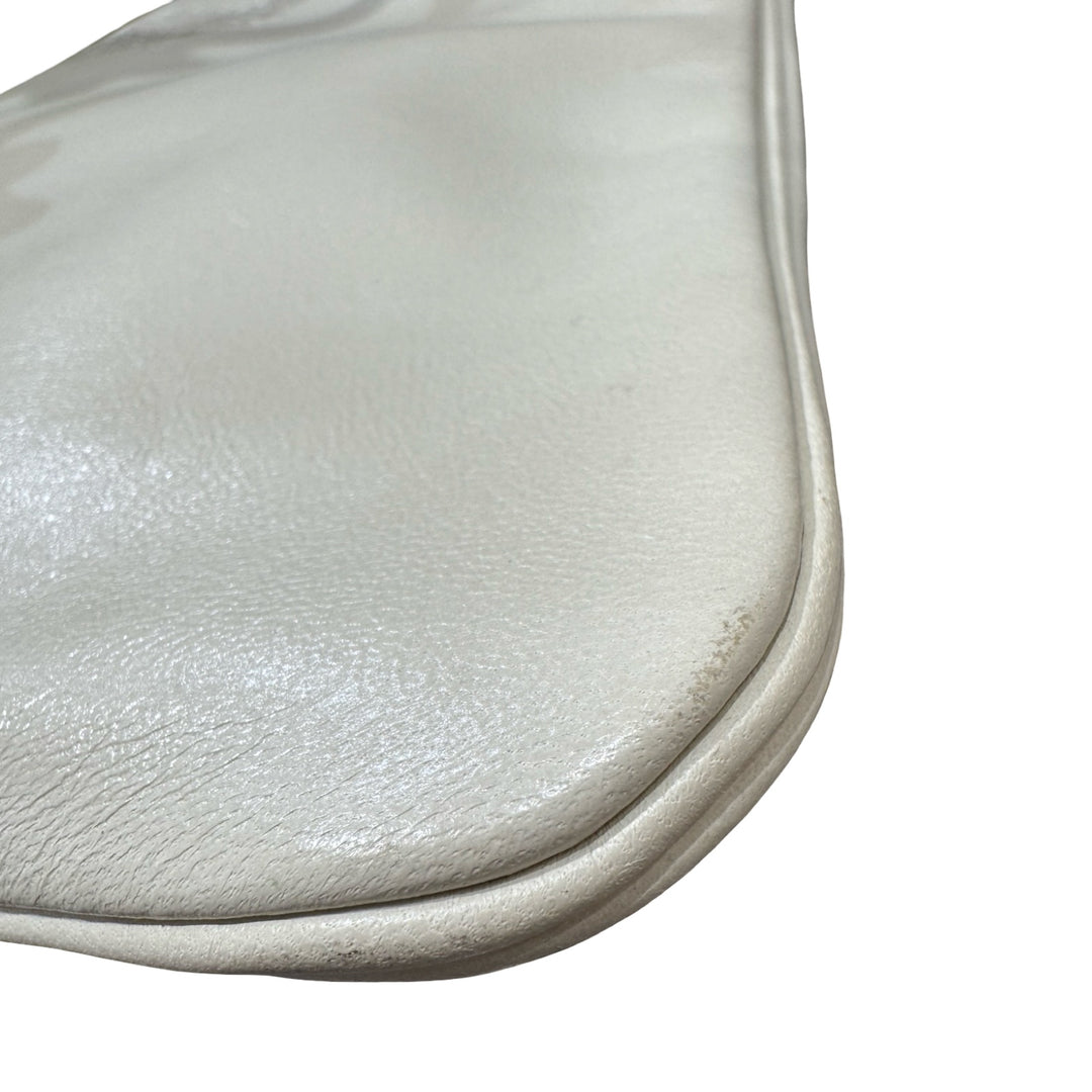 Pre-owned Hermes Aline Bag Swift Craie - photo 9