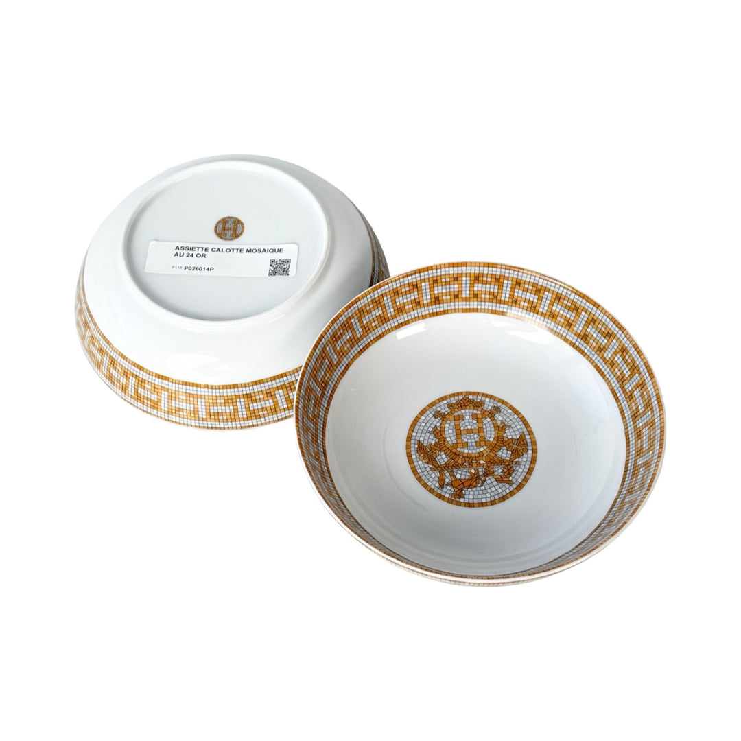 Hermes Mosaique Gold  Bowl Set2