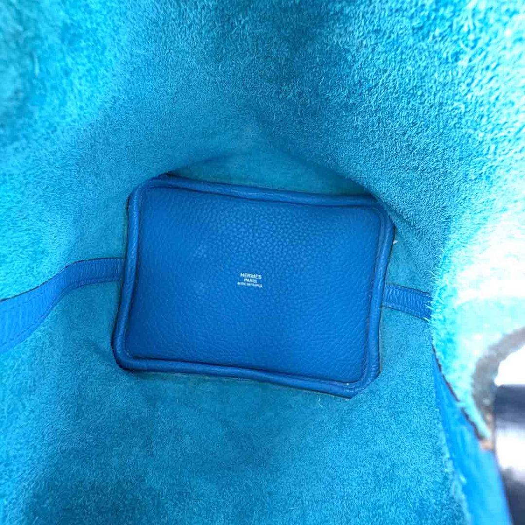 Hermes Picotin 18 Blue TC Bag