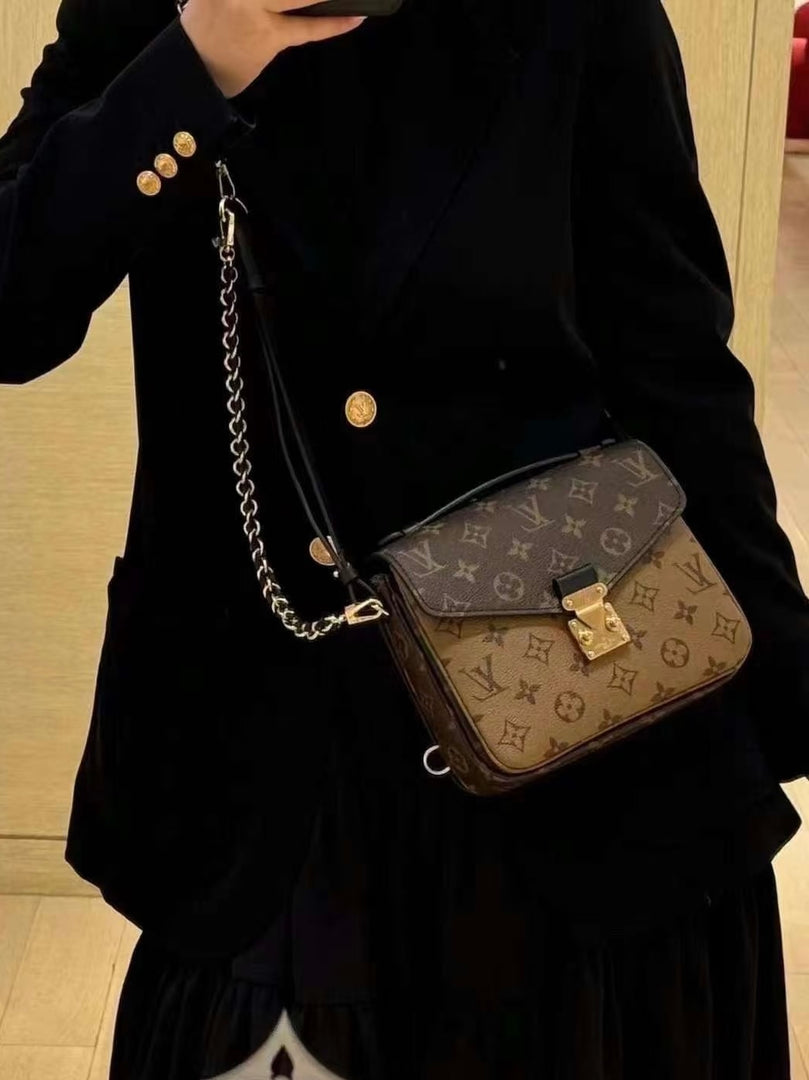 Louis Vuitton Pochette Métis Monogram Reverse Backpack Bag