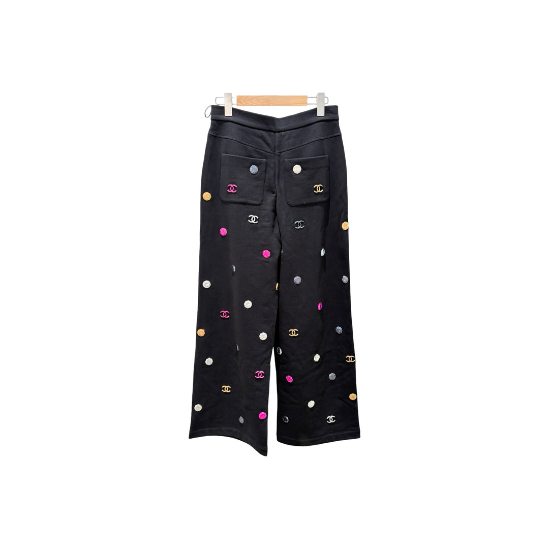 Chanel Coco Mark Strass Pant #38