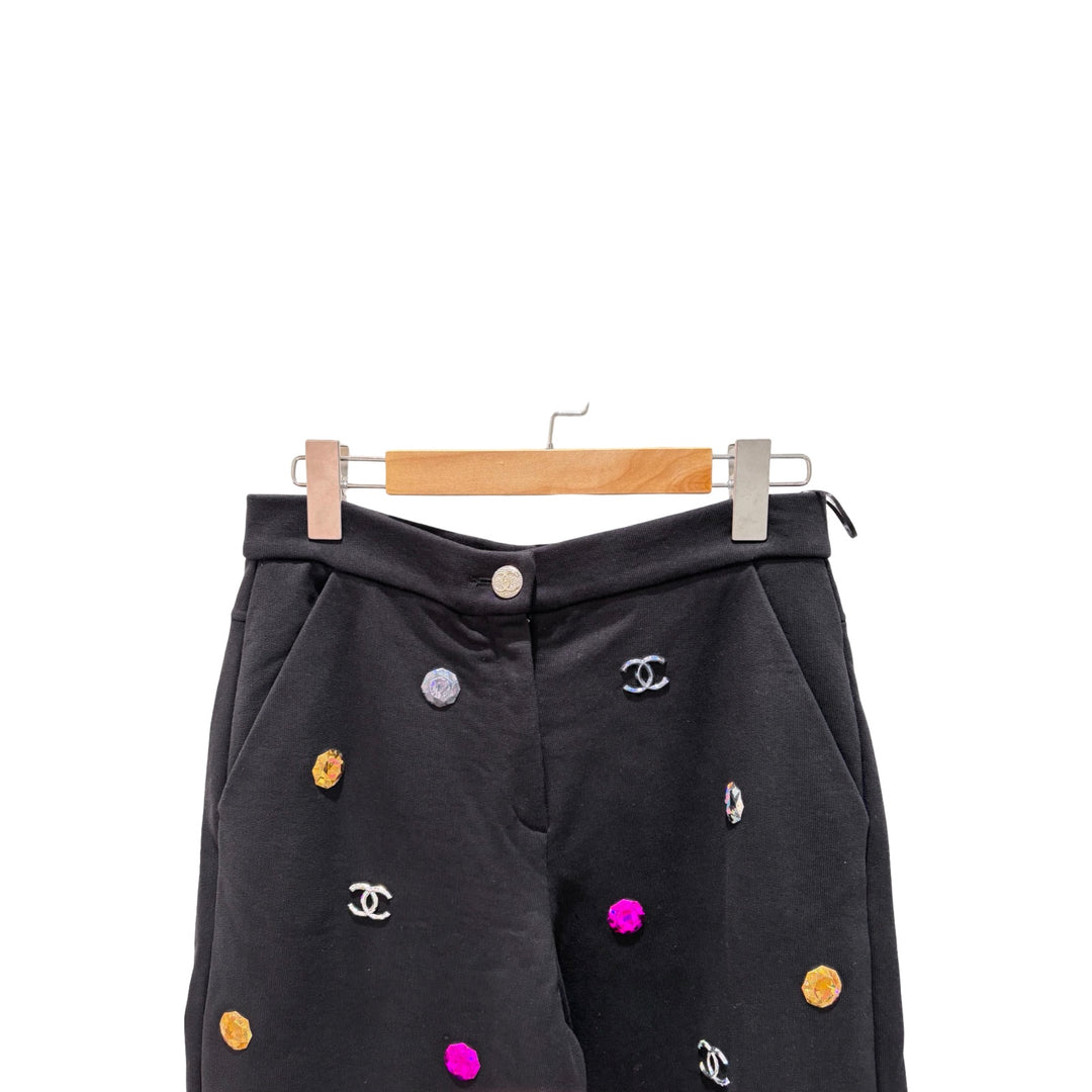 Chanel Coco Mark Strass Pant #38