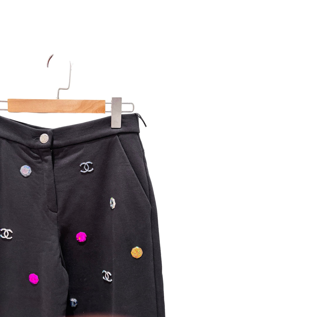 Chanel Coco Mark Strass Pant #38